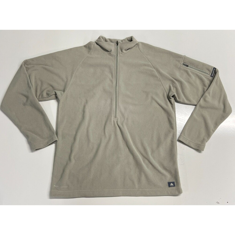 Nike ACG Thermal Layer 2 Fleece Quarter Zip Jacket Tan Khaki Therma-Fit Men's XL - Picture 4 of 11